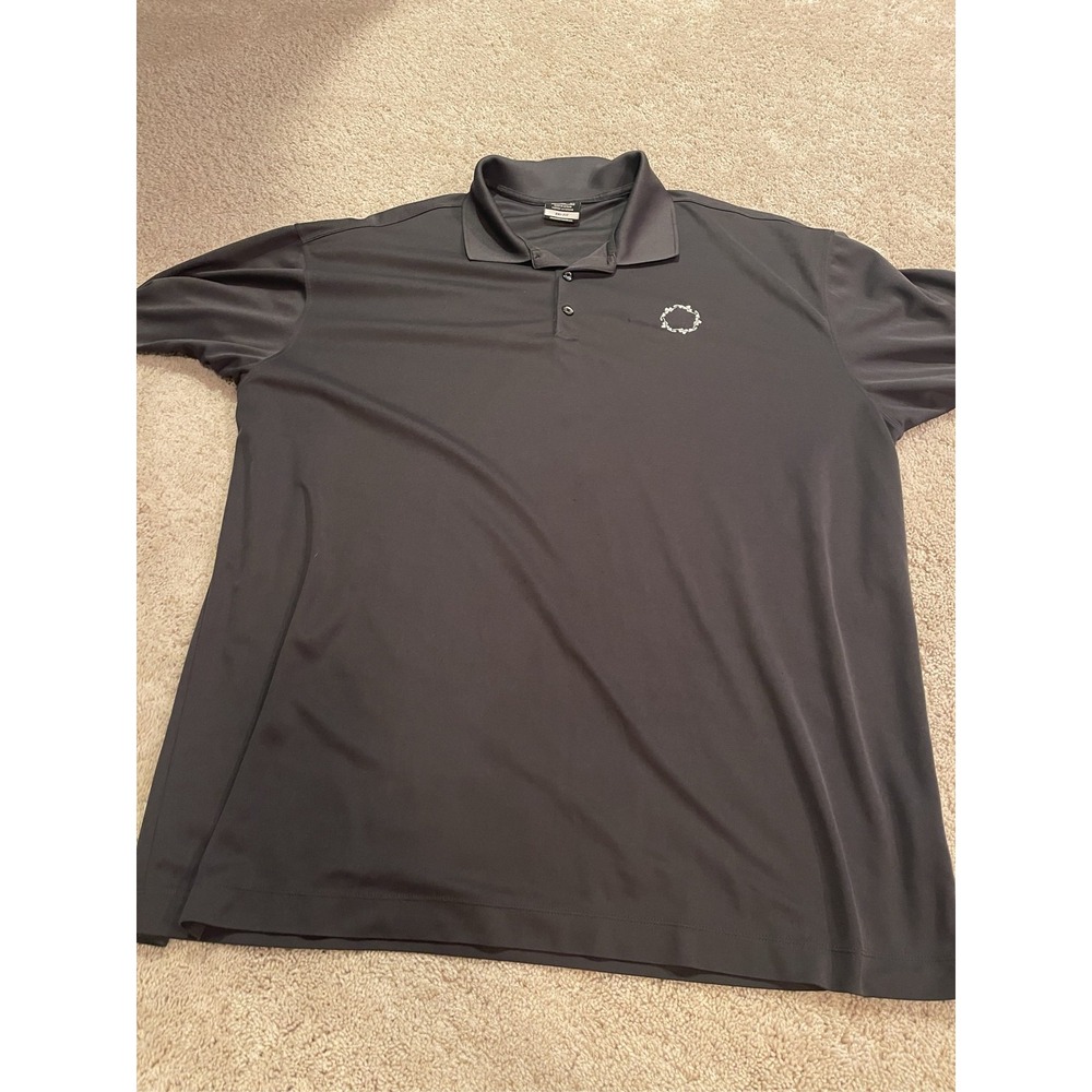 Nike Golf Dri-FIT Men's Polo Shirt Gray Short Sleeve Athletic Size 3XL